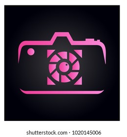 Photography Icon Vector Logo Template