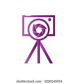 Photography Icon Vector Logo Template