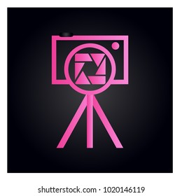 Photography Icon Vector Logo Template