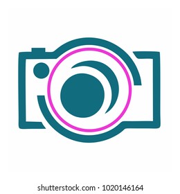 Photography Icon Vector Logo Template