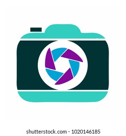 Photography Icon Vector Logo Template