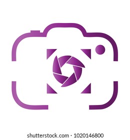 Photography Icon Vector Logo Template
