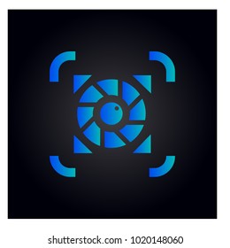 Photography Icon Vector Logo Template
