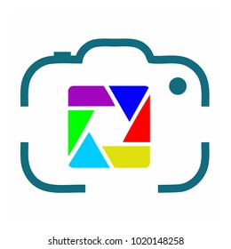 Photography Icon Vector Logo Template