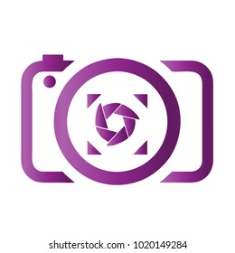 Photography Icon Vector Logo Template
