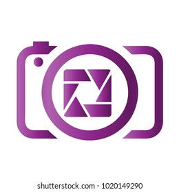 Photography Icon Vector Logo Template