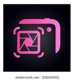 Photography Icon Vector Logo Template