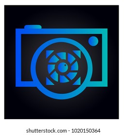 Photography Icon Vector Logo Template
