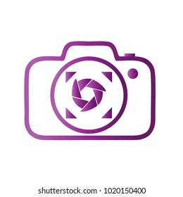 Photography Icon Vector Logo Template