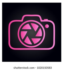 Photography Icon Vector Logo Template