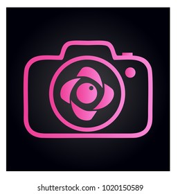 Photography Icon Vector Logo Template