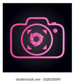 Photography Icon Vector Logo Template