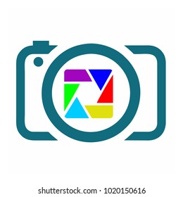 Photography Icon Vector Logo Template