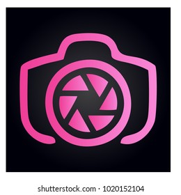 Photography Icon Vector Logo Template