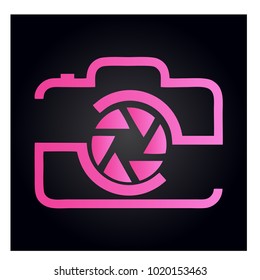 Photography Icon Vector Logo Template