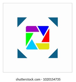 Photography Icon Vector Logo Template