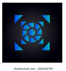 Photography Icon Vector Logo Template