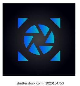 Photography Icon Vector Logo Template
