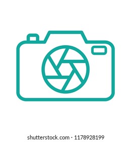 Photography icon vector logo template