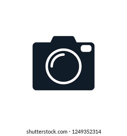 Photography icon vector logo template