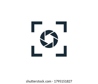 Photography Icon Vector Logo Template Illustration Design