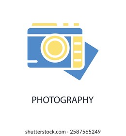 photography icon. vector.Editable stroke.linear style sign for use web design,logo.Symbol illustration.
