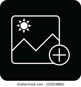Photography icon for web and print 