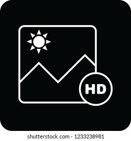 Photography icon for web and print 