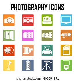 Photography icons