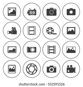 Photography icons 