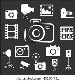 Photography icons and Camera Function Icons