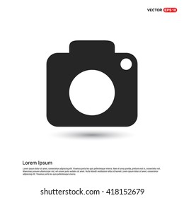 Photography icons. photo camera icon