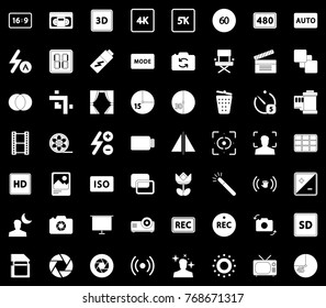 photography Icons set