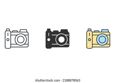 photography icons  symbol vector elements for infographic web