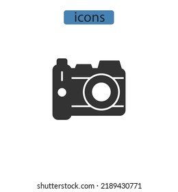photography icons  symbol vector elements for infographic web