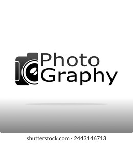 photography illustration title vector design