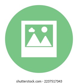 imagen vectorial de imagen fotográfica con fondo blanco