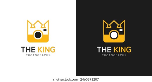 Photography King Logo Design Template