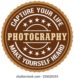 photography label