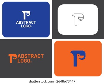 Photography Letter p Logo Template