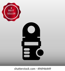 Photography Light Meter Vector Icon Illustration
