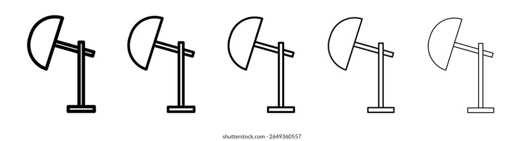 photography lighting icon Flat design on isolated background