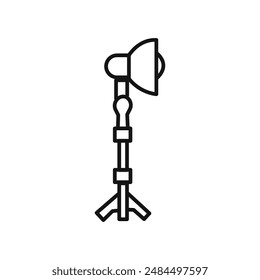 Icono de Fotografía de Vector lineal signo gráfico