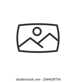 Photography line icon. Web symbol for web and apps. Sign design in outline style. Photography stroke object.