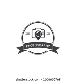 Photography Logo Badge Vector Template