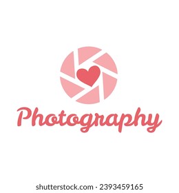 Photography logo. Camera logo vector design on a white background. 