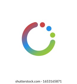 Photography Logo with Colorful Inspired by Spectrum Color