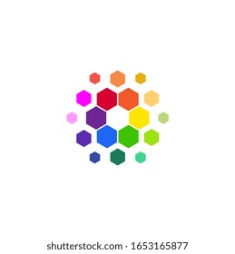 Photography Logo with Colorful Inspired by Spectrum Color