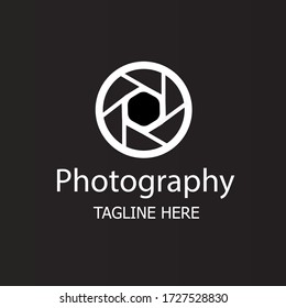 photography logo concept vector design template