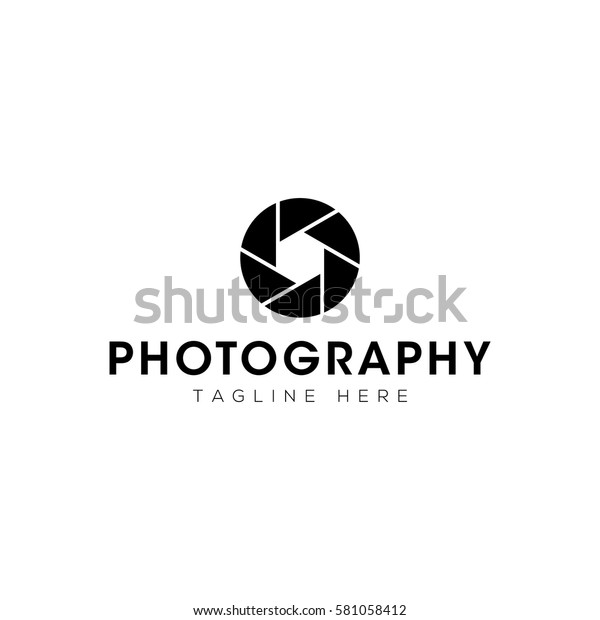 Photography Logo Design Stock Vector (Royalty Free) 581058412